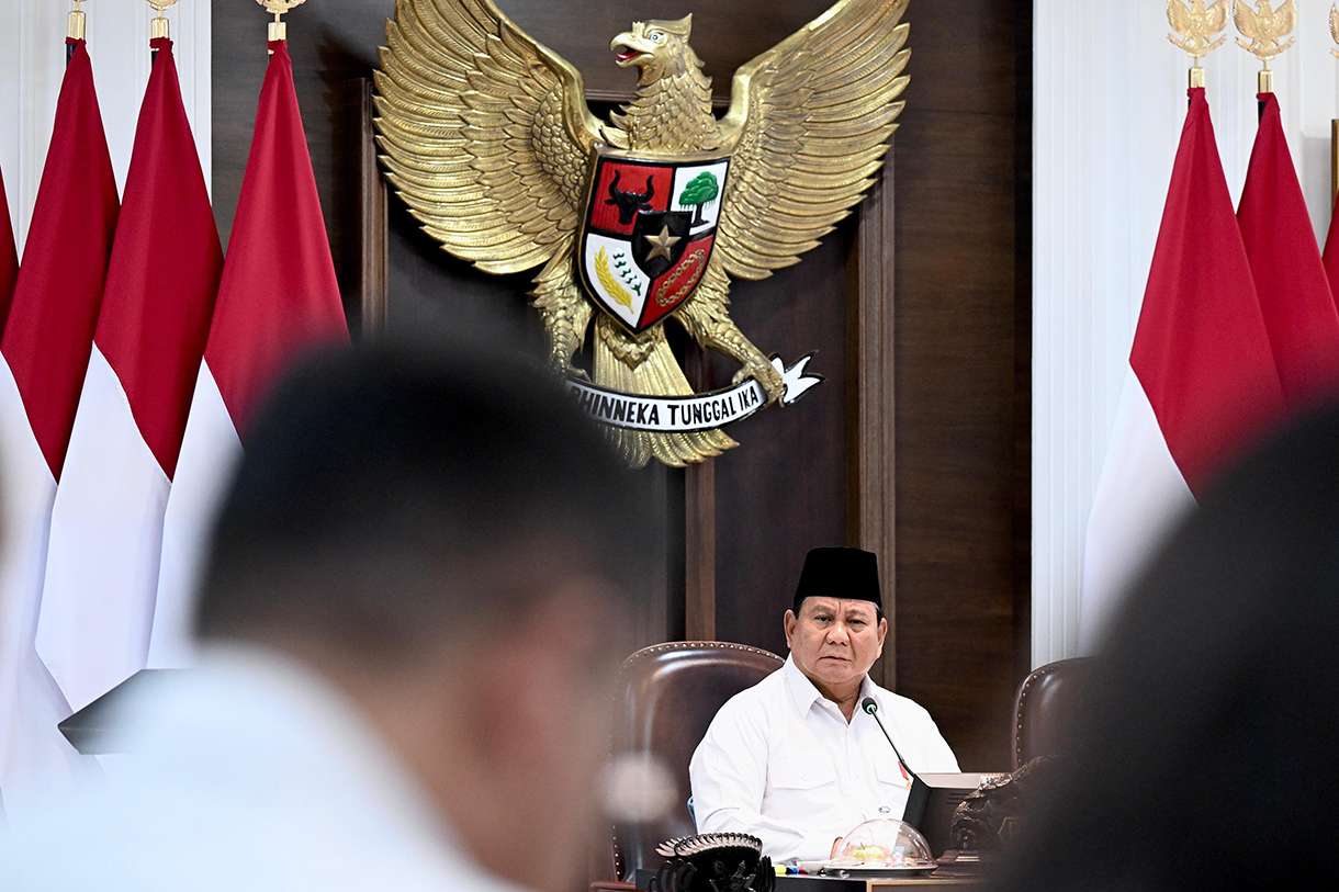 Presiden Prabowo Subianto memimpin Sidang Kabinet Paripurna di Kantor Presiden, Istana Kepresidenan, Jakarta, Rabu (6/8/2025). (Beritanasional.com/ Biro Pers)