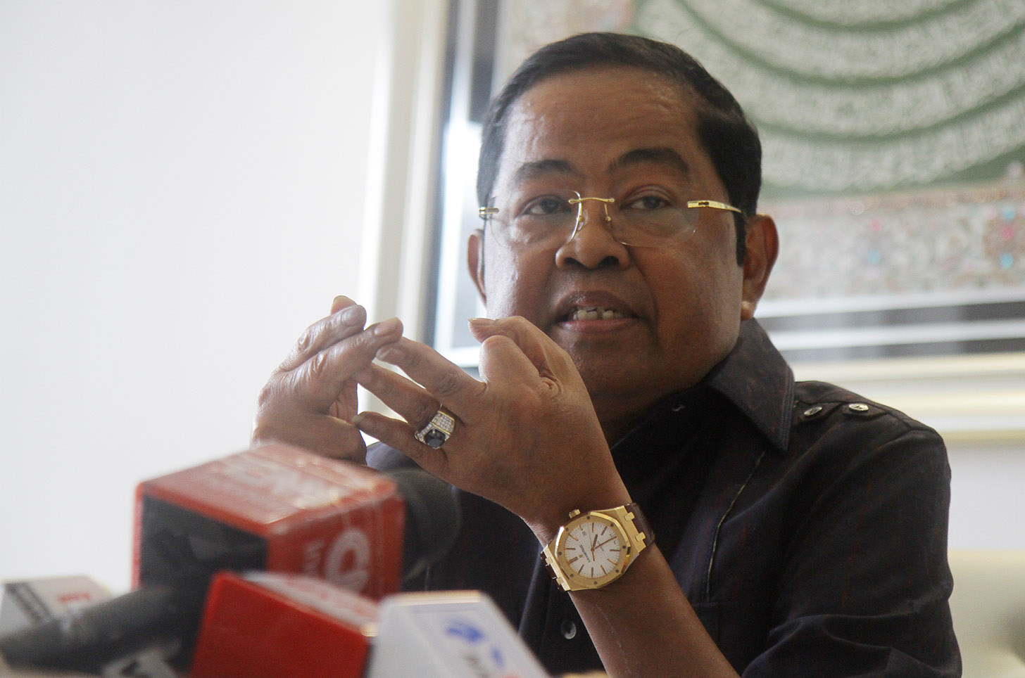 Idrus Marham: Jangan Nodai Kesakralan HUT Ke-80 RI dengan Simbol Asing Waketum Golkar Idrus Marham. (BeritaNasional/Oke Atmaja)
