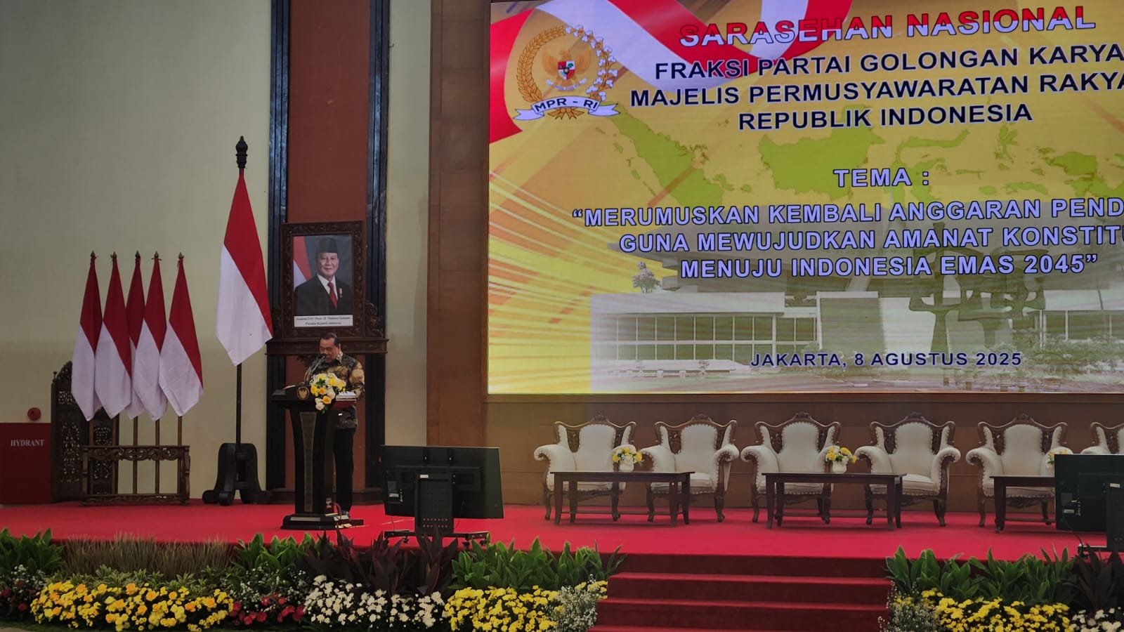 Wakil Ketua MPR RI, Kahar Muzakkir. (BeritaNasional/Bachtiar)