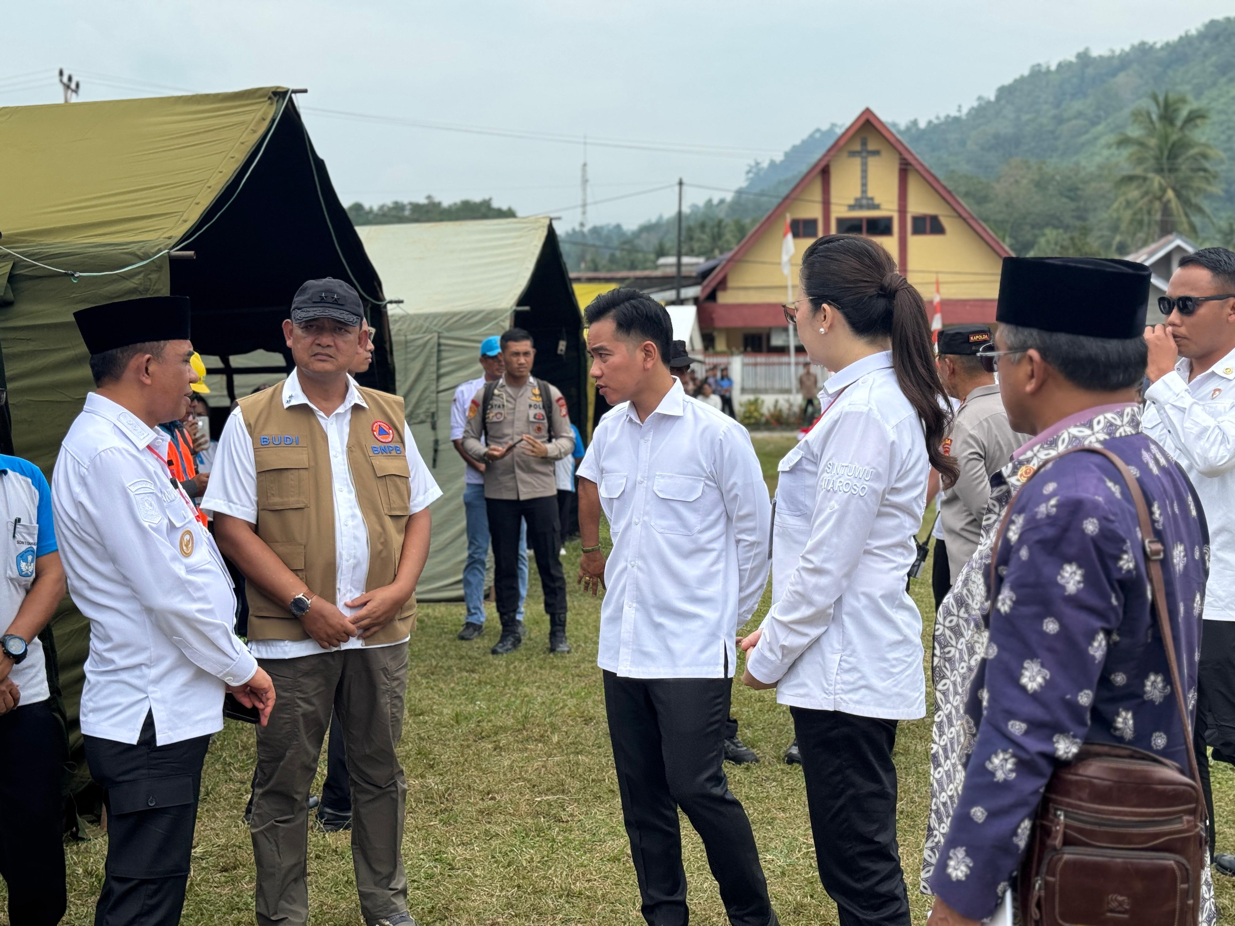 Wapres Gibran Instruksikan Pendidikan Jadi Prioritas Pemulihan Usai Gempa Poso. (Foto/Setwapres)