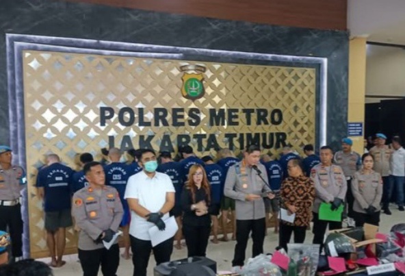 14 Orang Jadi Tersangka Kasus Pengrusakan Polres Jaktim saat Kerusuhan Agustus. (Foto/istimewa)