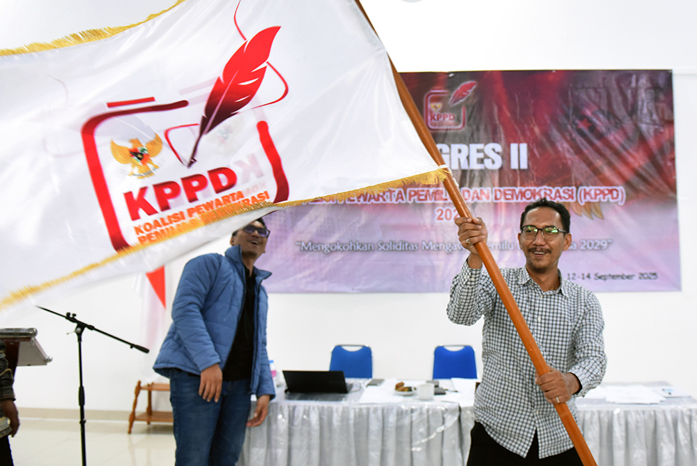 Achmad Satryo Yudhantoko, Pewarta Kantor Berita Politik dan Ekonomi RMOL kembali terpilih sebagai Ketum KPPD, usai melalui masa jabatan periode 2022-2025.