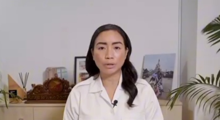 Anggota DPR Rahayu Saraswati memberikan pernyataan pengunduran diri dari anggota DPR. (BeritaNasional/instagram)