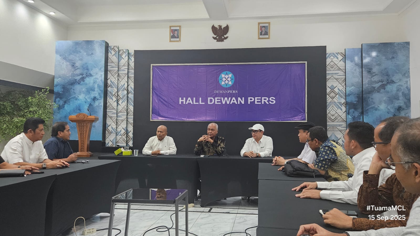 Suasana rapat pengurus PWI Pusat. (Foto/Dok PWI)