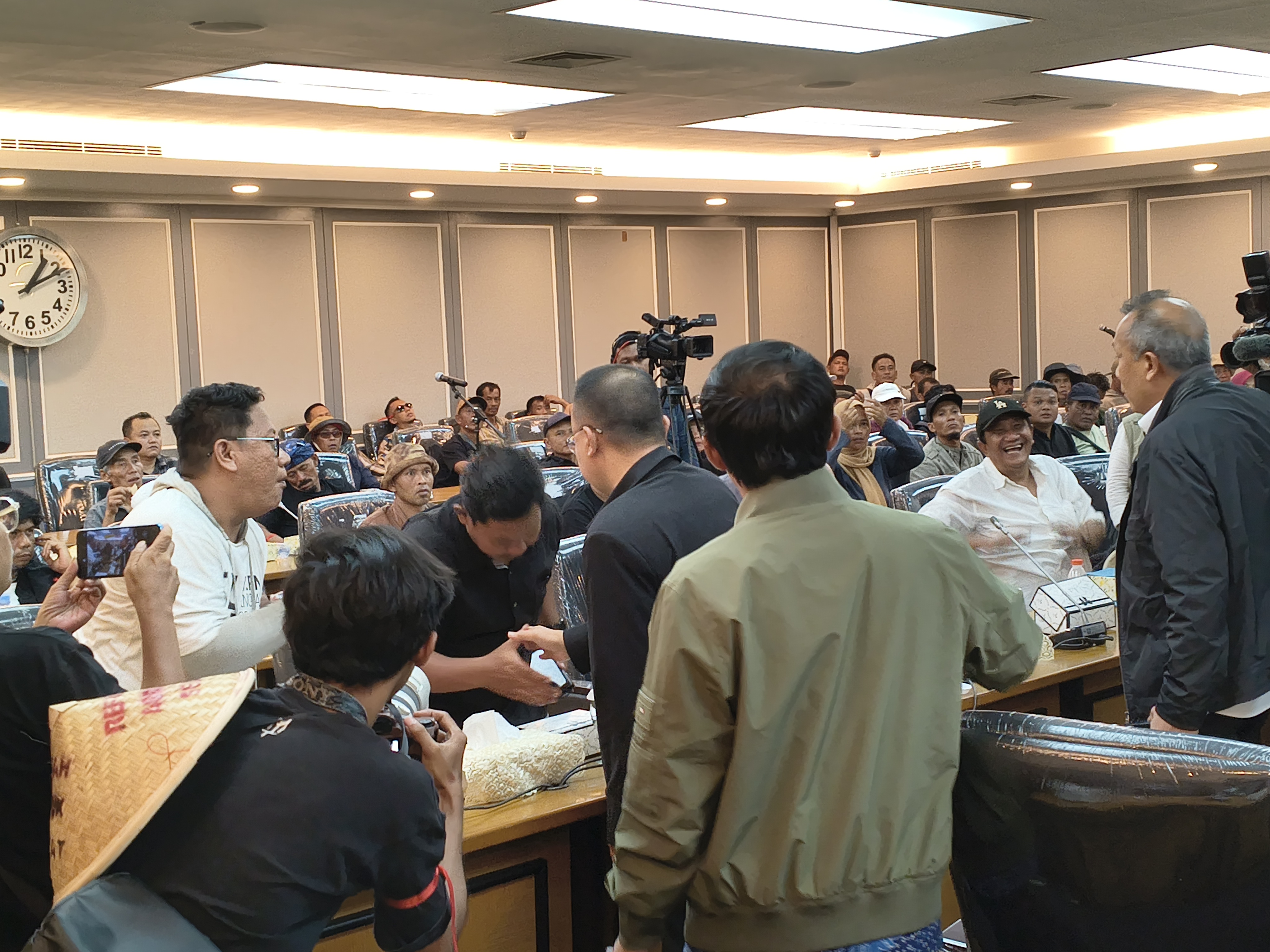 Audiensi dengan pimpinan DPR RI membahas reforma agraria. (BeritaNasional/Ahda)