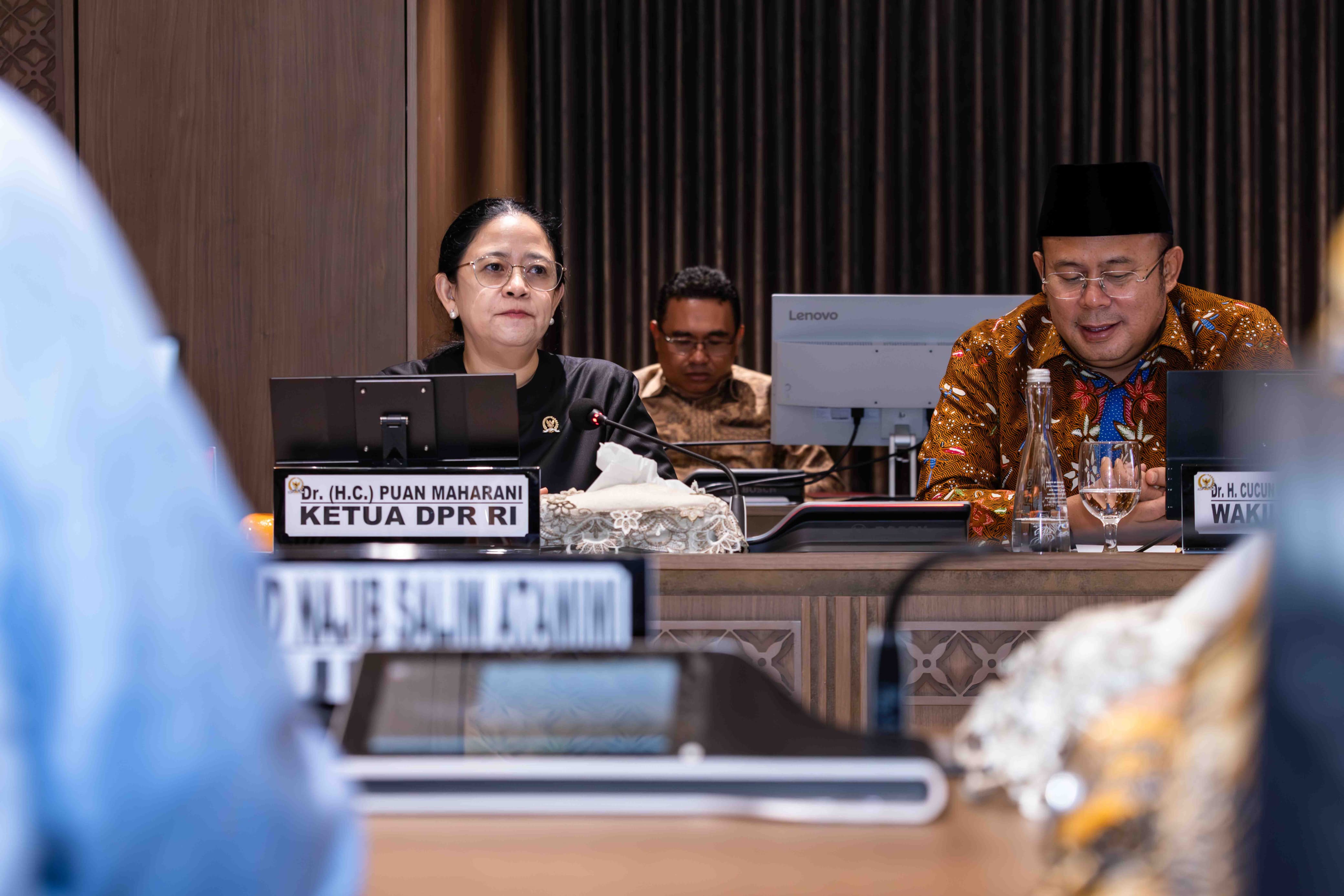 Ketua DPR Puan Maharani bertemu sejumlah tokoh agama dan akademisi. (BeritaNasional/istimewa)