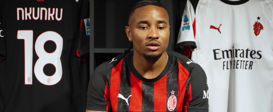 Christopher Nkunku resmi berseragam AC Milan. (Foto/doc. Milan)