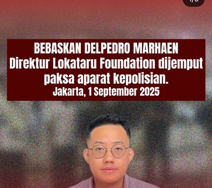 Direktur Eksekutif Lokataru Foundation Delpedro Marhaen. (Foto/istimewa)