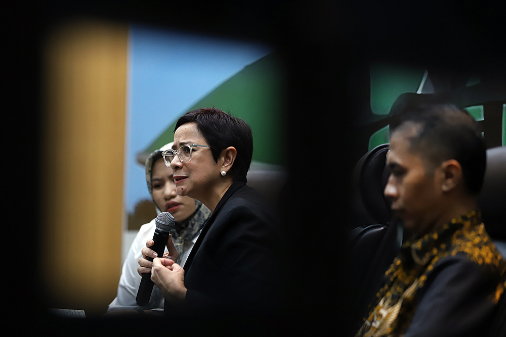 Diskusi Dialektika mengangkat tema  "Hadirnya Prabowo di PBB, Menguatkan Kembali Peran Indonesia Dalam Diplomasi Global". (BeritaNasional/Elvis Sendouw)