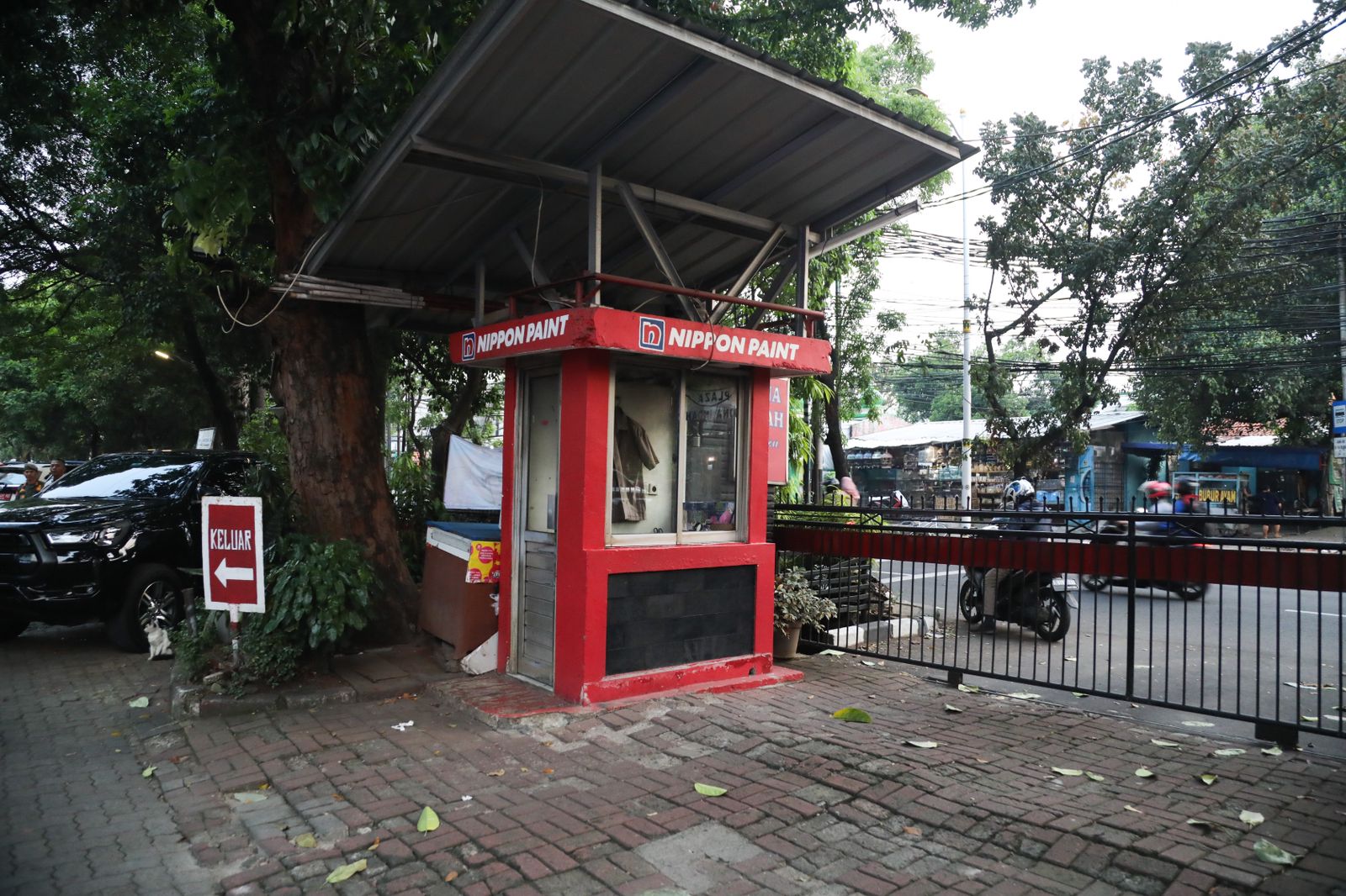 Lokasi parkir liar yang ditemukan di Jakarta. (BeritaNasional/Lydia)
