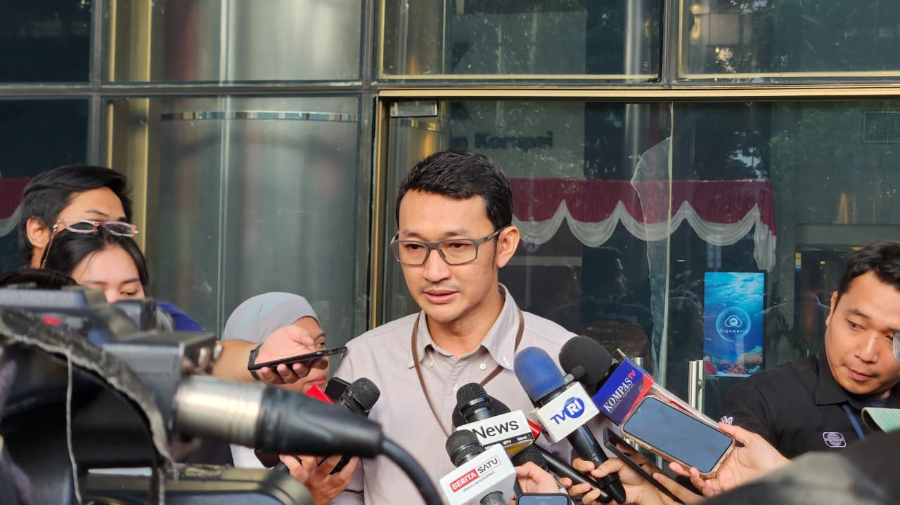 Juru Bicara KPK, Budi Prasetyo. (BeritaNasional/Panji Septo)