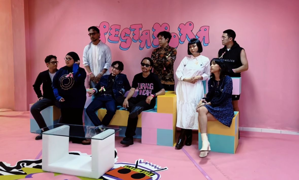 .Feast Membawakan Lagu Barasuara di Pestapora 2025. (Foto/instagram .Feast)