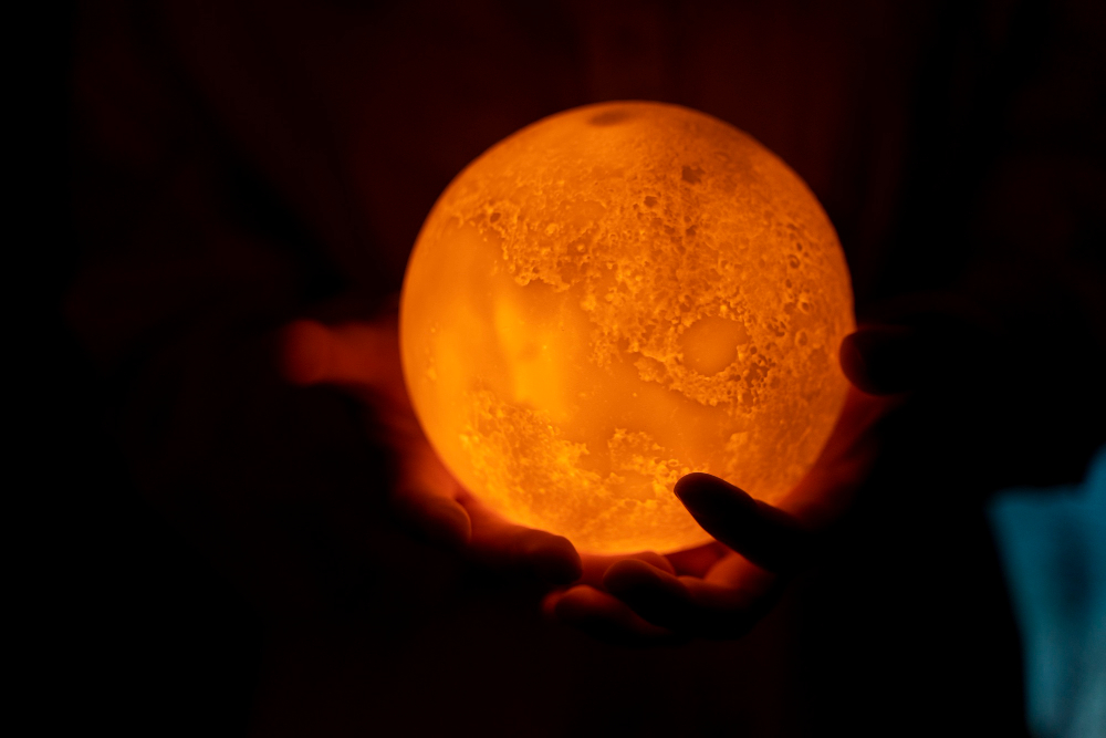 Ilustrasi gerhana bulan total. (Foto/freepik)