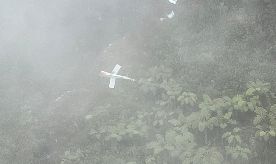 Helikopter PT Intan Angkasa Jatuh di Timika. (Foto/istimewa)