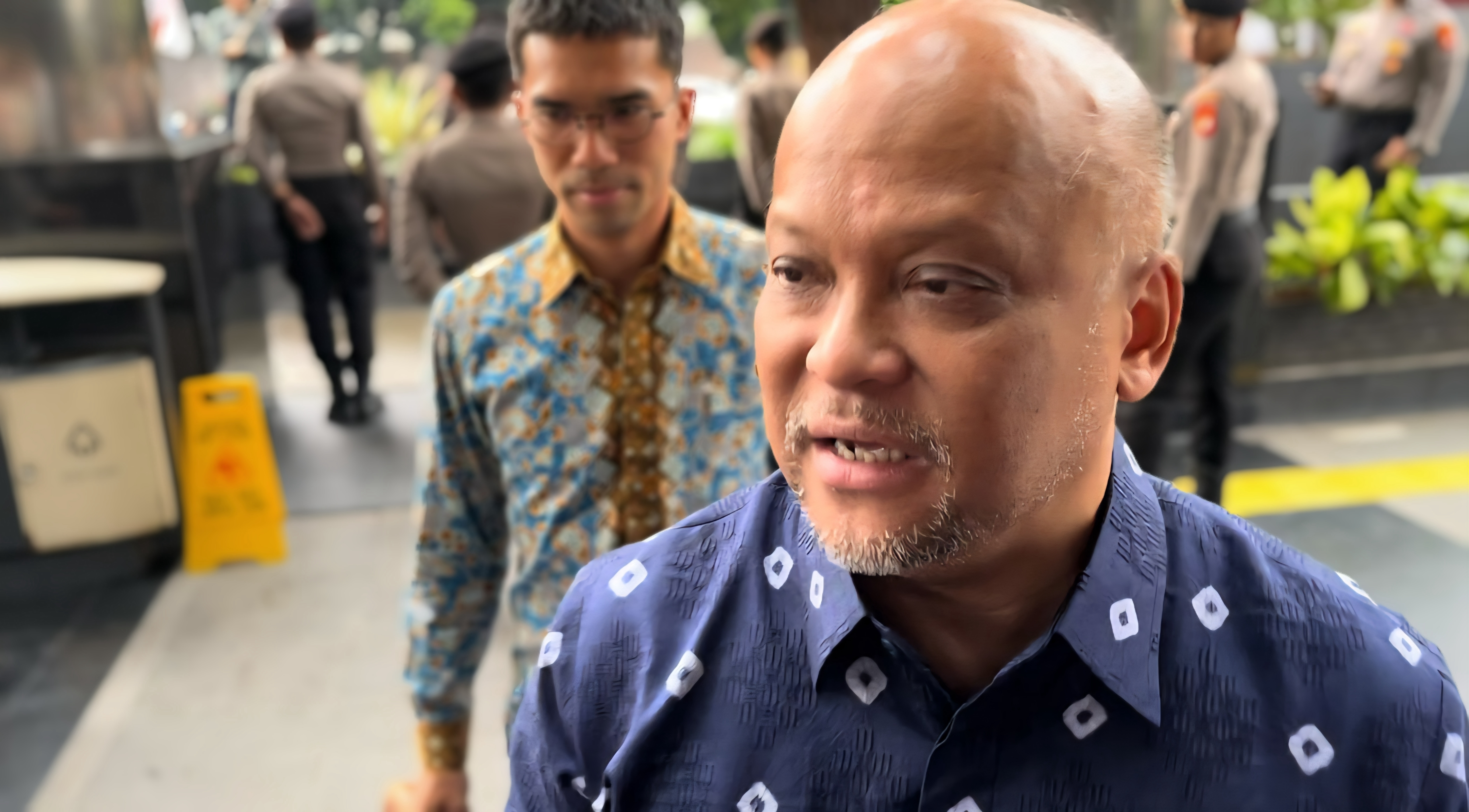 Ilham Habibie Datangi KPK. (BeritaNasional/Panji Septo)