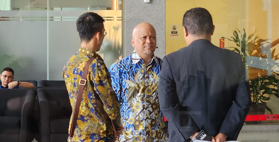 Ilham Habibie Penuhi Panggilan KPK dalam Kasus Korupsi Mark-up Iklan BJB Anak Presiden ke-3 BJ Habibie, Ilham Akbar Habibie saat sambangi KPK. (BeritaNasional/Panji Septo)