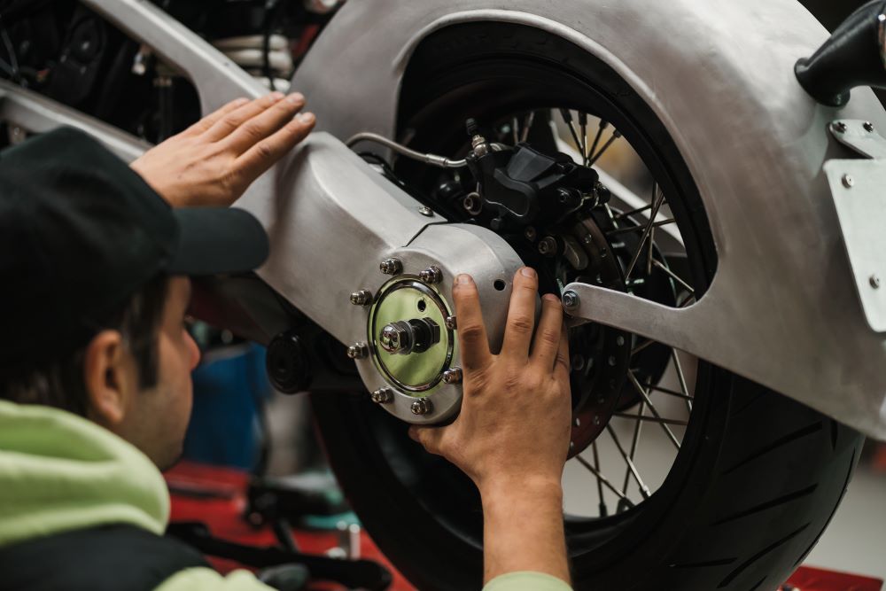 Ilustrasi sepeda motor ABS. (Foto/Freepik)