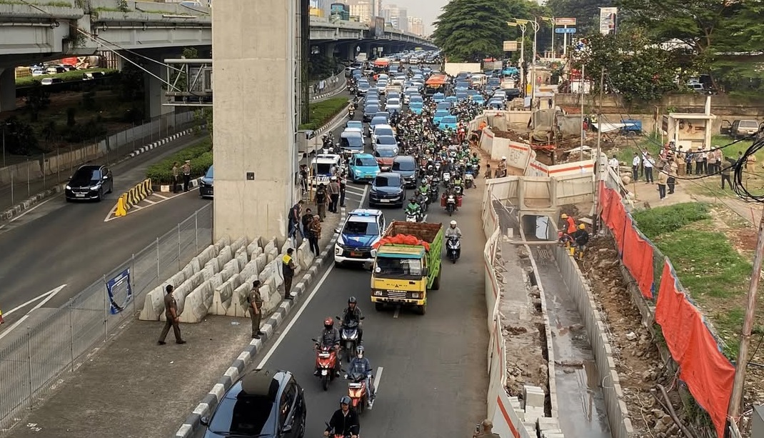 Jalanan di TB Simatupang. (Foto/Dishub DKI Jakarta)