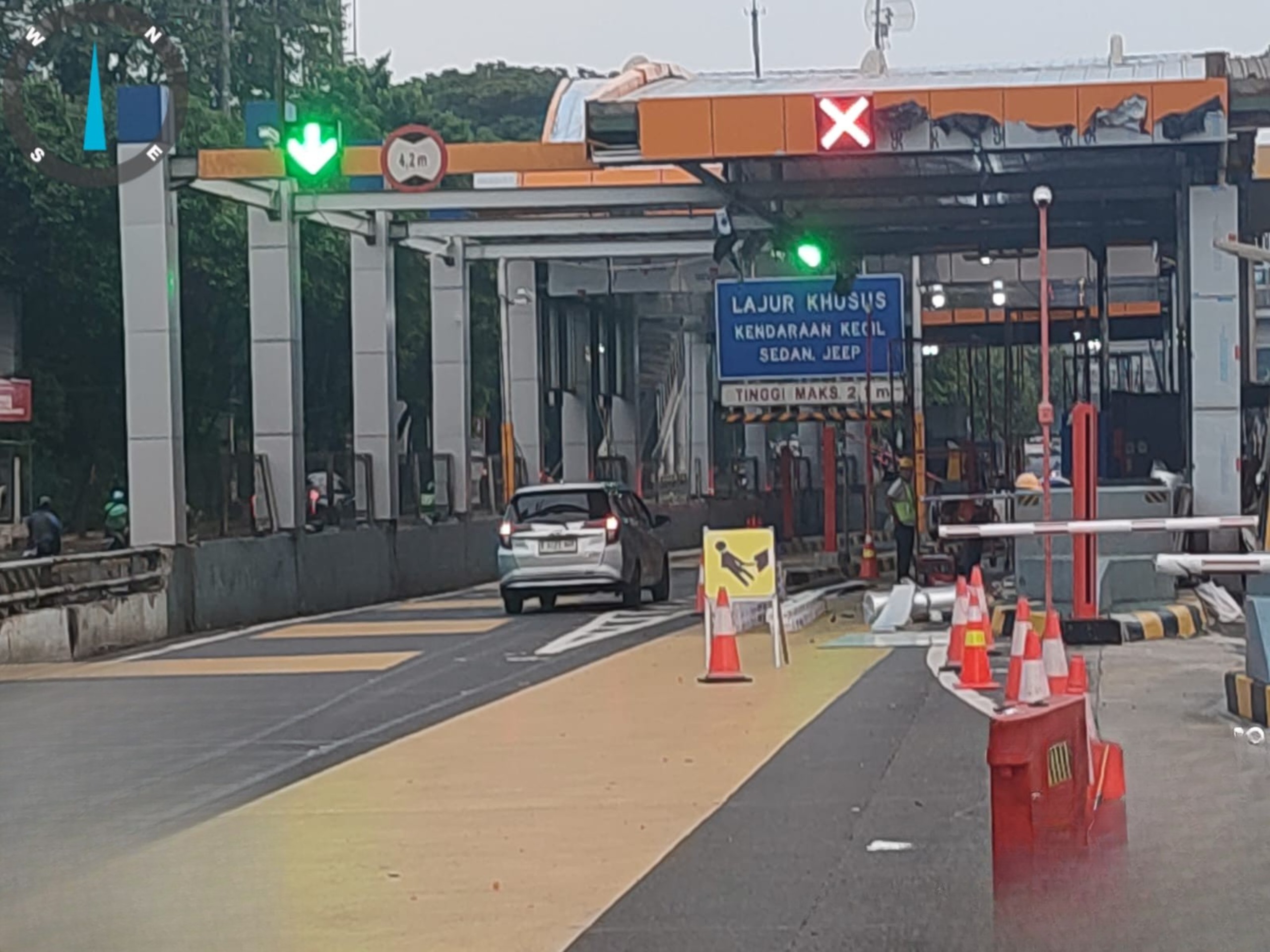Jasa Marga Buka Parsial Sejumlah Gerbang Tol Dalam Kota Usai Kemacetan Parah.  (Foto/Jasa Marga)