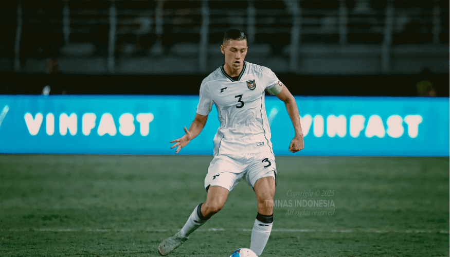 Bek sekaligus kapten Timnas Indonesia, Jay Idzes. (Foto/Timnas Indonesia)