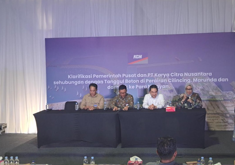 KCN Klarifikasi soal Tanggul Beton (Beritanasional/Lydia)