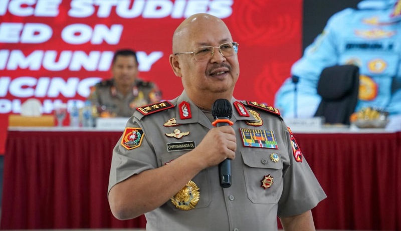 Kalemdikpol Komjen Chryshnanda Dwilaksana (Beritanasional/Bachtiar)