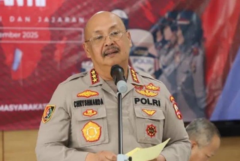 Kalemdikpol Polri Komjen Pol Chryshnanda Dwilaksana (Beritanasional/Bachtiar)