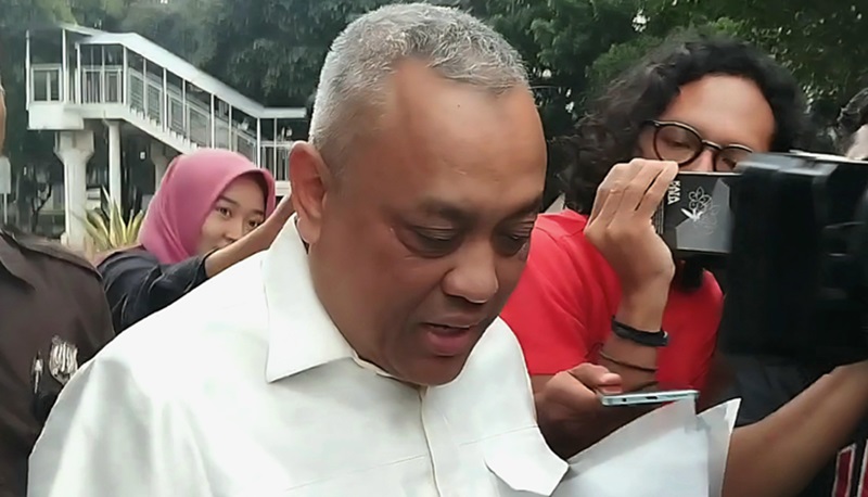 KPK memeriksa Eks Bendahara Amphuri Tauhid Hamdi (Beritanasional/Panji)
