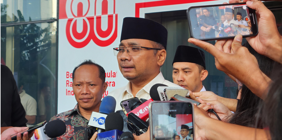 KPK Periksa Gus Yaqut 7 Jam Terkait Dugaan Korupsi Kuota Haji 2024 Eks Menteri Agama, Yaqut Cholil Qoumas. (BeritaNasional/Panji Septo)