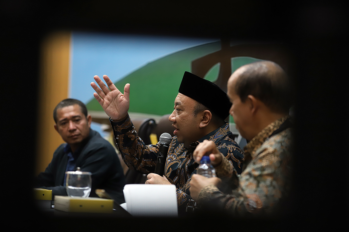 KWP dengan DPR gelar  Forum Legislasi dengan tema "Revisi UU Sisdiknas Dinilai Tekankan Pemerataan dan Mutu Pendidikan". (BeritaNasional/Elvis Sendouw)
