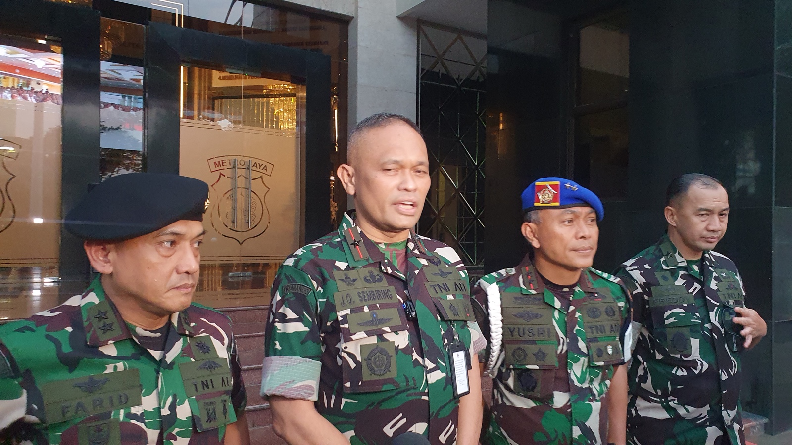 Komandan Satuan Siber (Dansatsiber) TNI, Brigjen J.O. Sembiring. (BeritaNasional/Bachtiar)