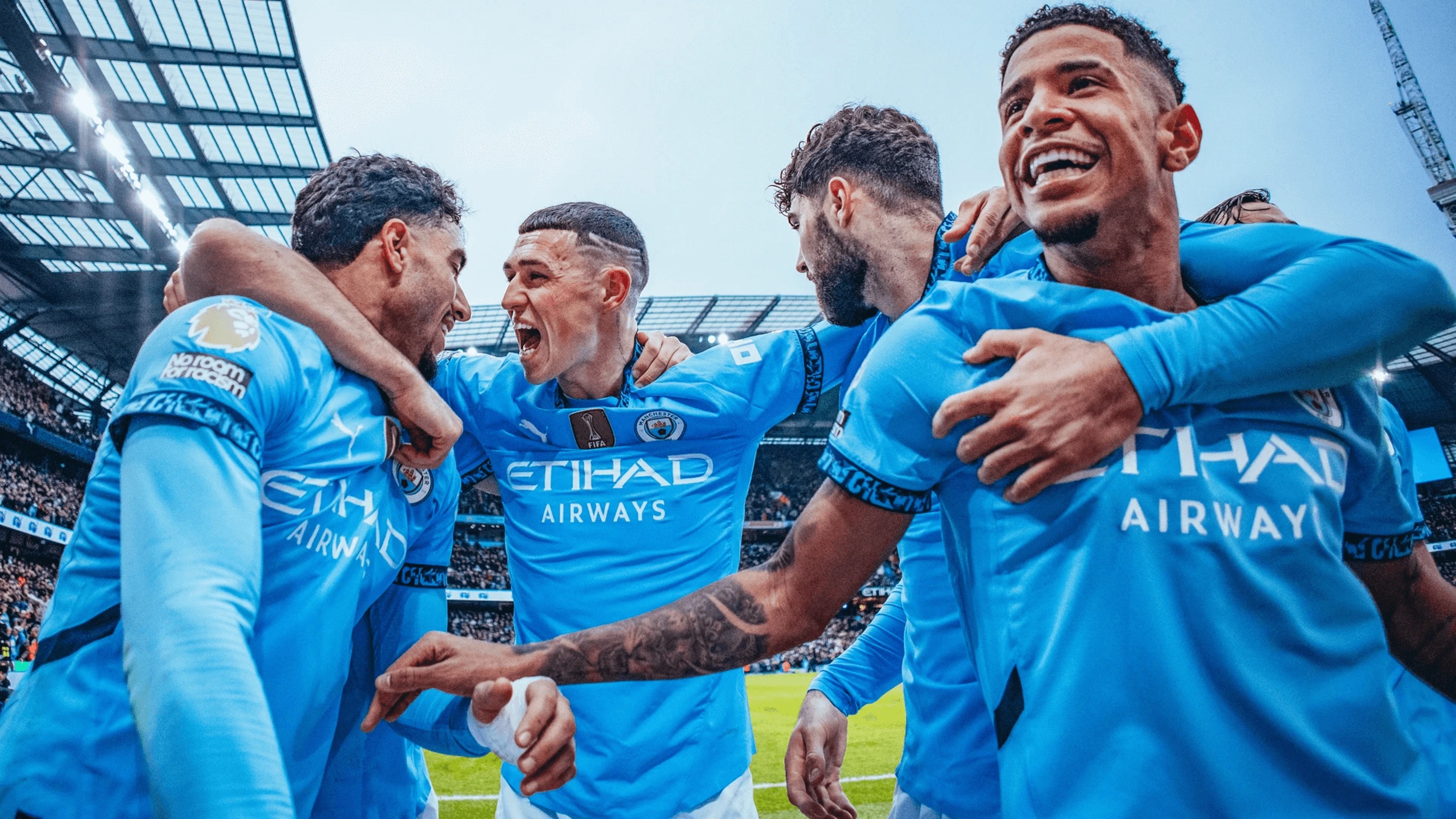 Derby Manchester ke-197, Berikut Jadwal Laga Man City vs Man United Para pemain Manchester City. (Foto/Manchester City)