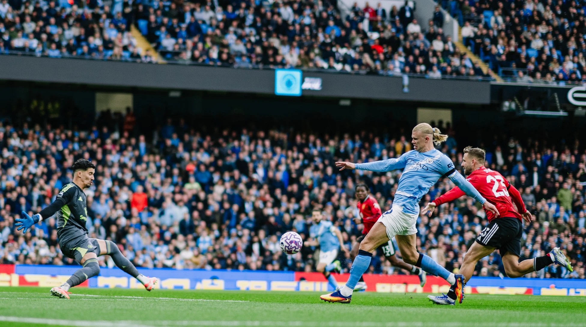 Manchester City vs Manchester United di Liga Inggris. (Foto/Man City)