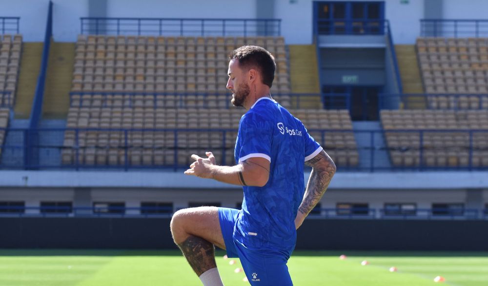 Penggawa Persib Bandung Marc Klok saat berlatih. (Foto/persib.co.id)