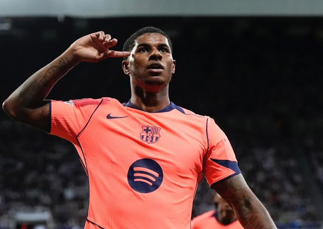 Pemain Barcelona Marcus Rashford. (Foto/instagram Marcus Rashford)