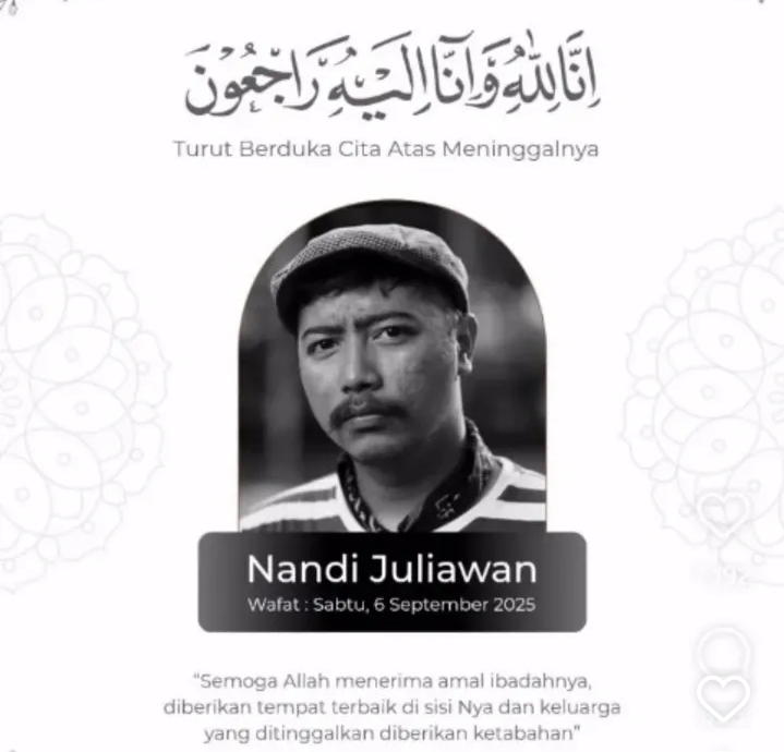 Nandi Juliawan Pemeran Encuy Preman Pensiun Ditemukan Tewas. (Foto/Istimewa)