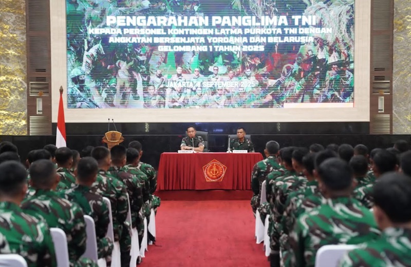 Panglima TNI kirim prajurit ikut latma purkota Yordania dan Belarusia (Beritanasional/Bachtiar)