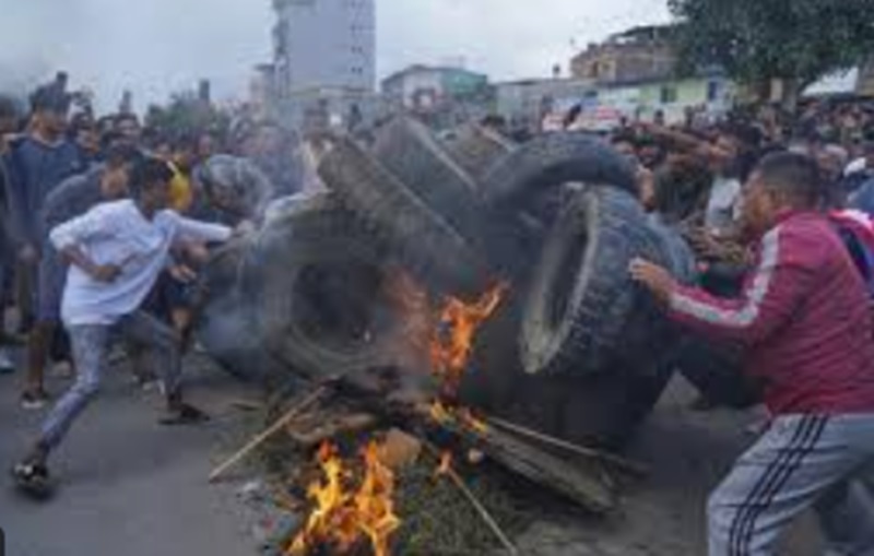 Demo di nepal (Foto/The Hindu)