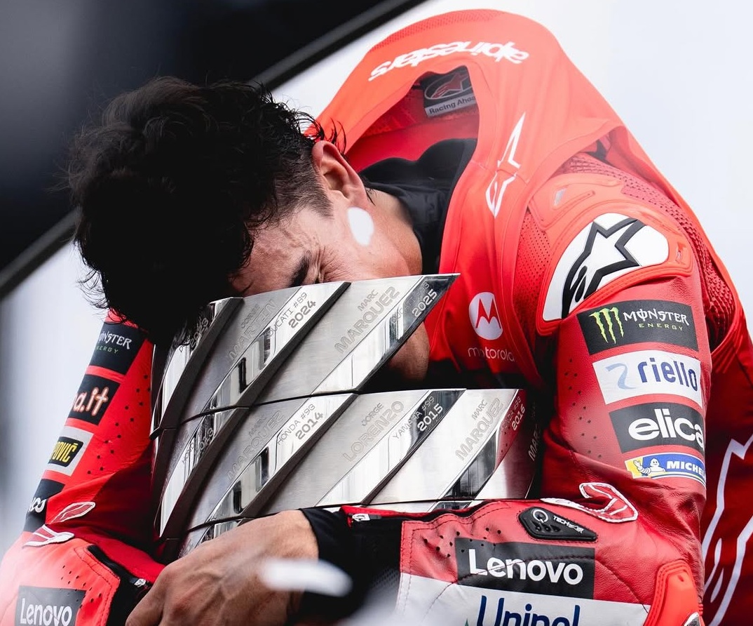 Pembalap Ducati Lenovo, Marc Marquez. (Foto/instagram Marc Marquez)