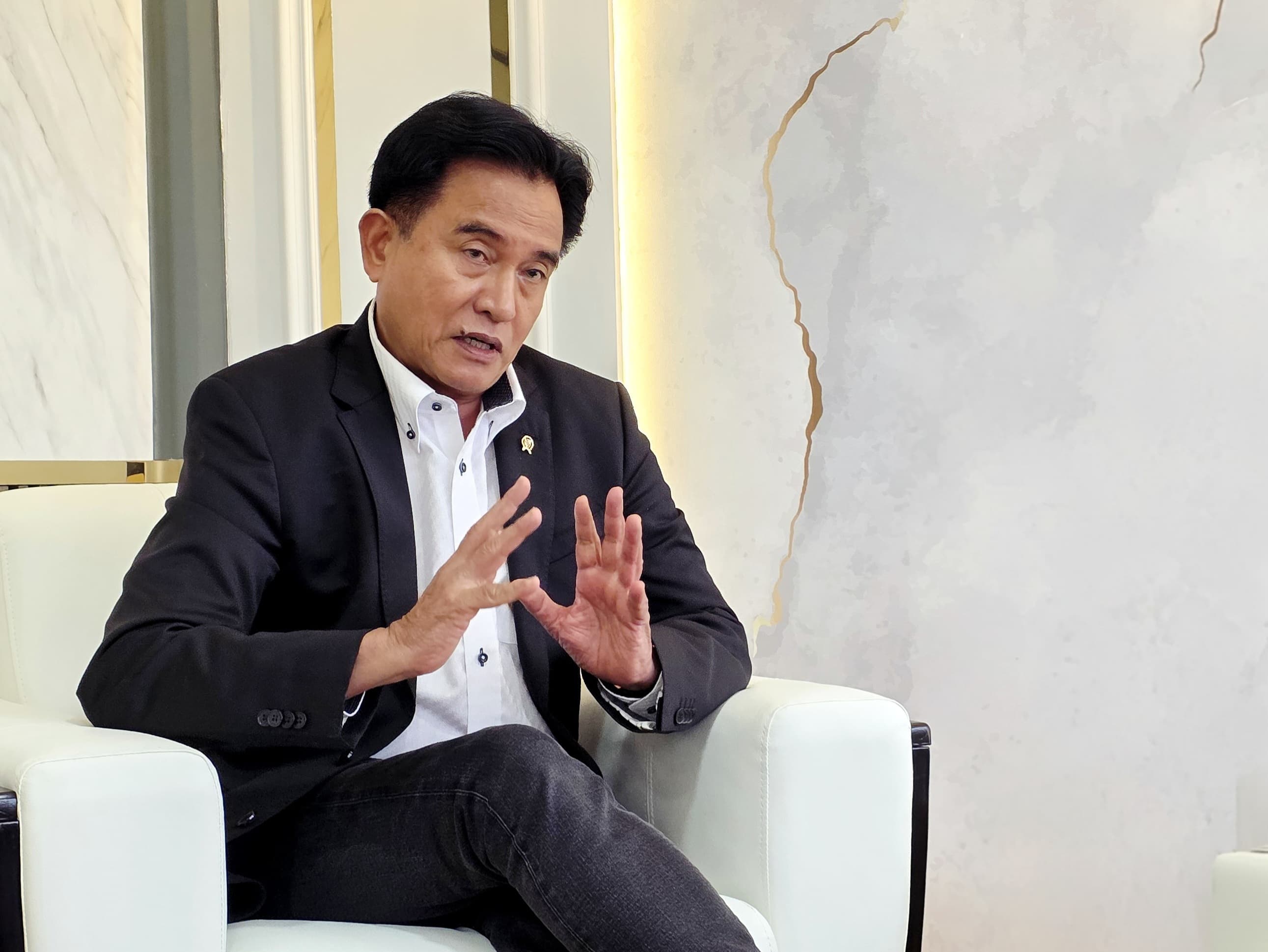 Pemerintah Tegaskan Penanganan Demonstrasi Sesuai Hukum dan HAM Menteri Hukum Yusril Ihza Mahendra. (BeritaNasional/dok Menkum)