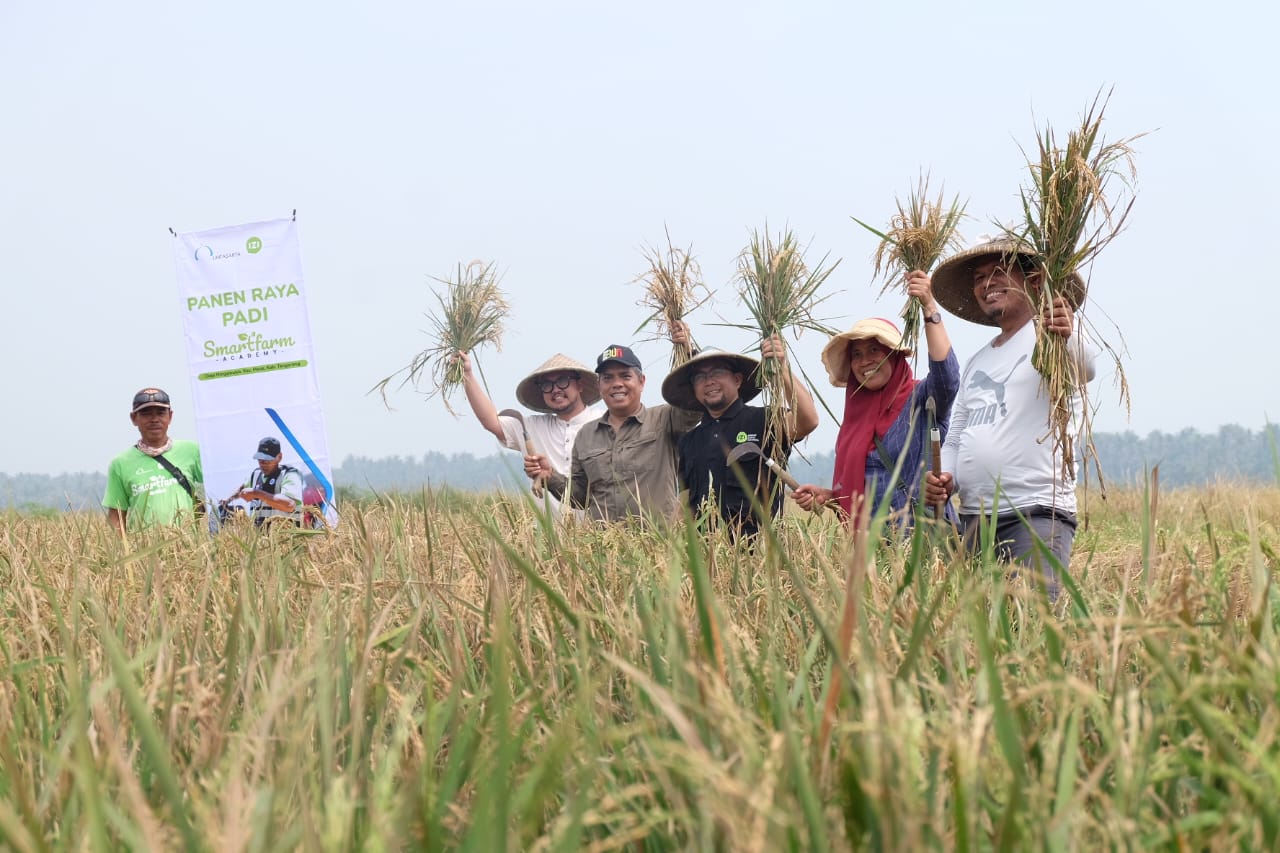 Ilustrasi Petani menanam di Sawah. (Foto/Kementerian Pertanian)