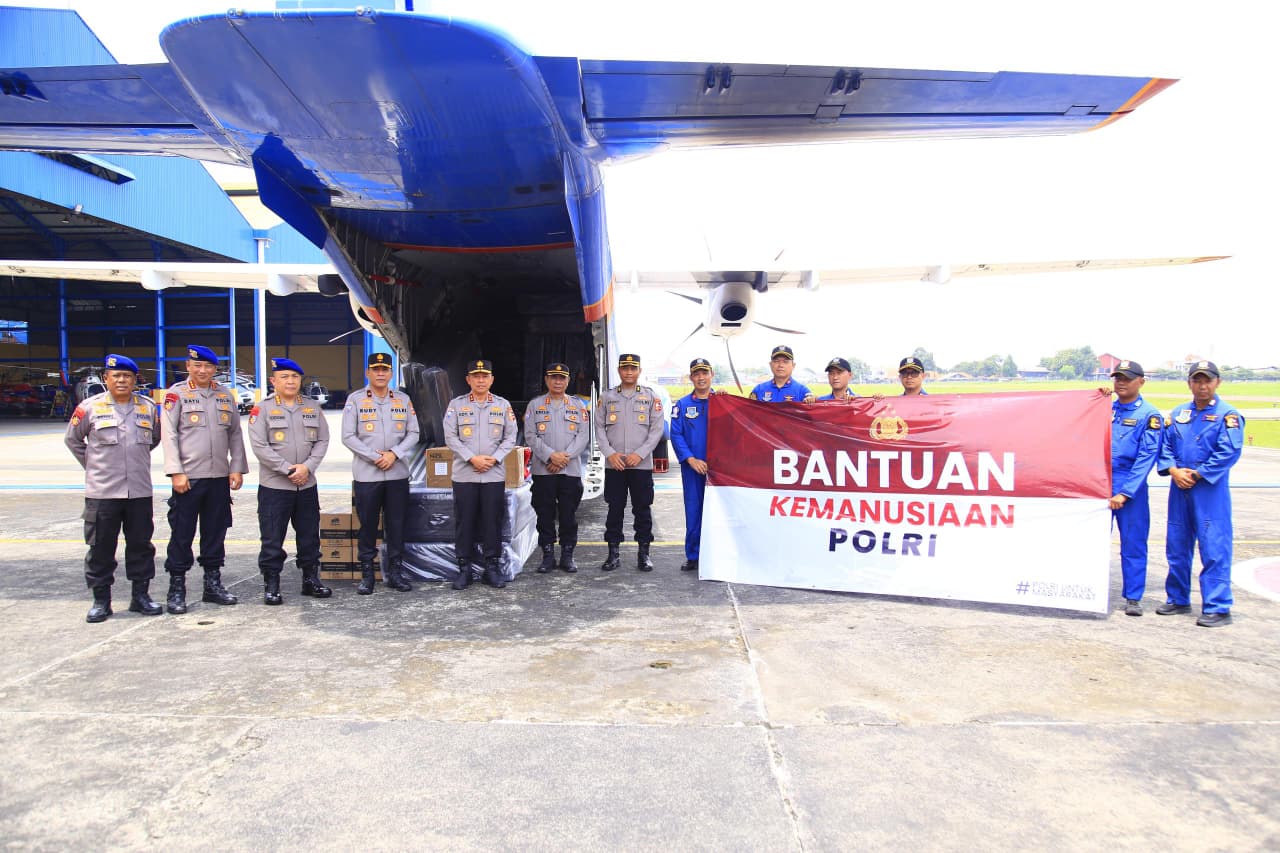 Polri Kirim Bantuan Darurat ke NTT. (Foto/Humas Polri)