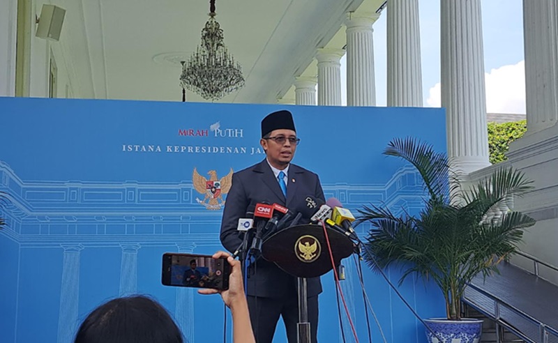 Hasan Nasbi diberhentikan Presiden (Beritanasional/Lydia)