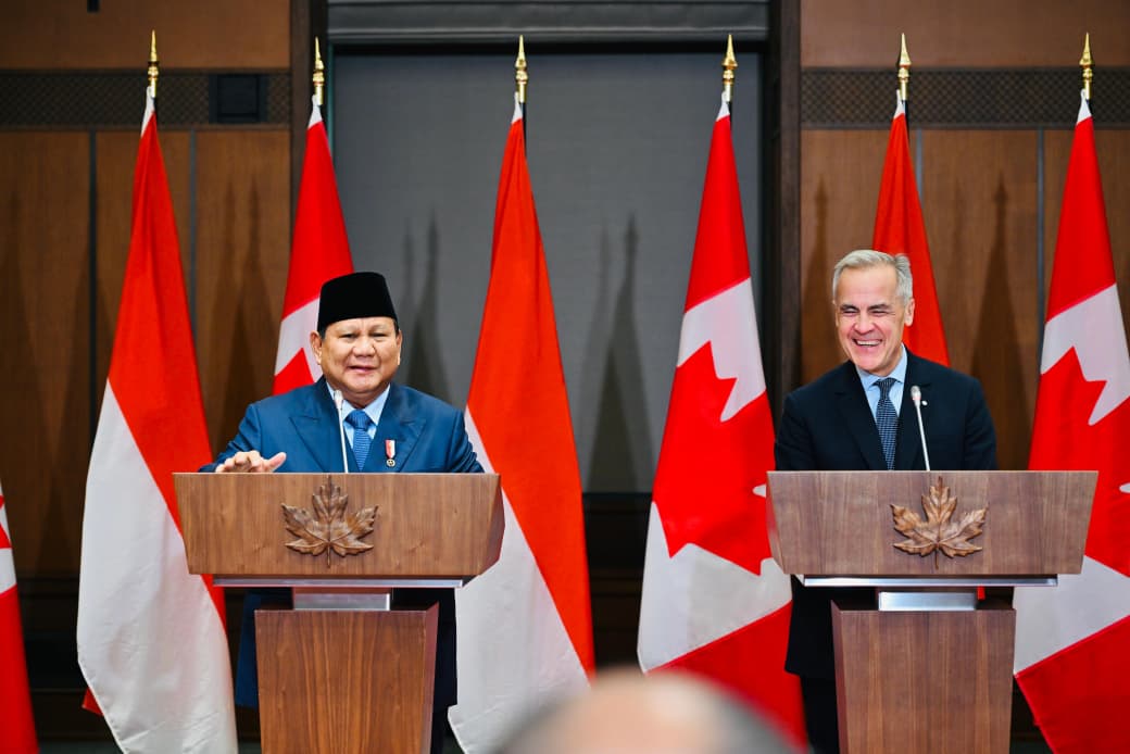 Presiden Pertemuan bilateral Presiden Prabowo Subianto dengan Gubernur Jenderal Kanada Mary Simon. (BeritaNasional/Setpres)