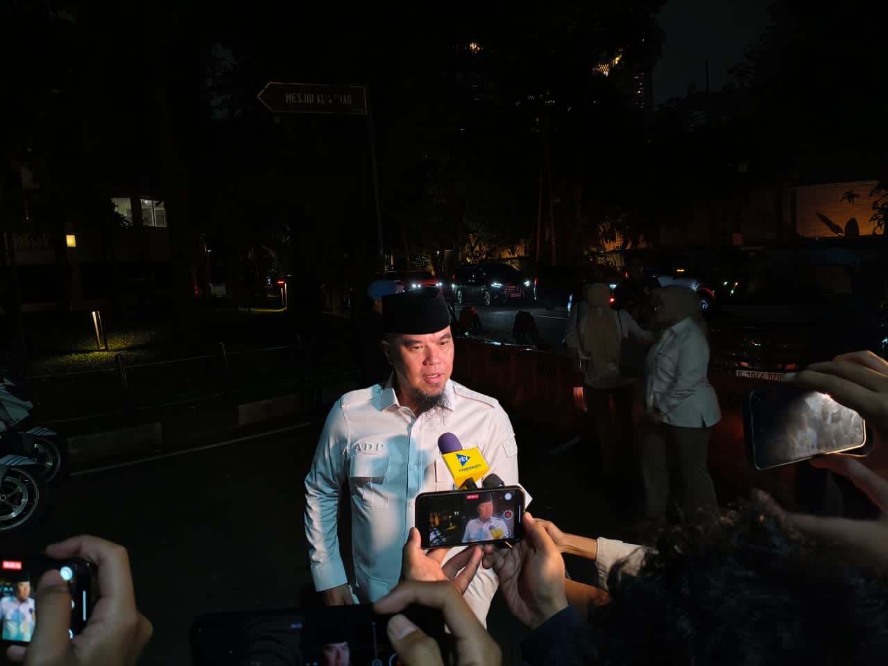 Prabowo Kumpulkan Pimpinan dan Anggota DPR Fraksi Gerindra di Kertanegara. (BeritaNasional/Ahda)