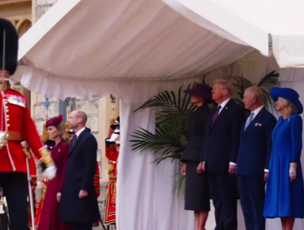 Presiden AS Donald Trump (tiga dari kanan) berkunjung ke Kerajaan Inggris. (Foto/Instagram The White House)