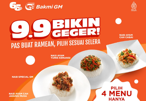 Promo 9.9 Bakmi GM. (Foto/Instagram)