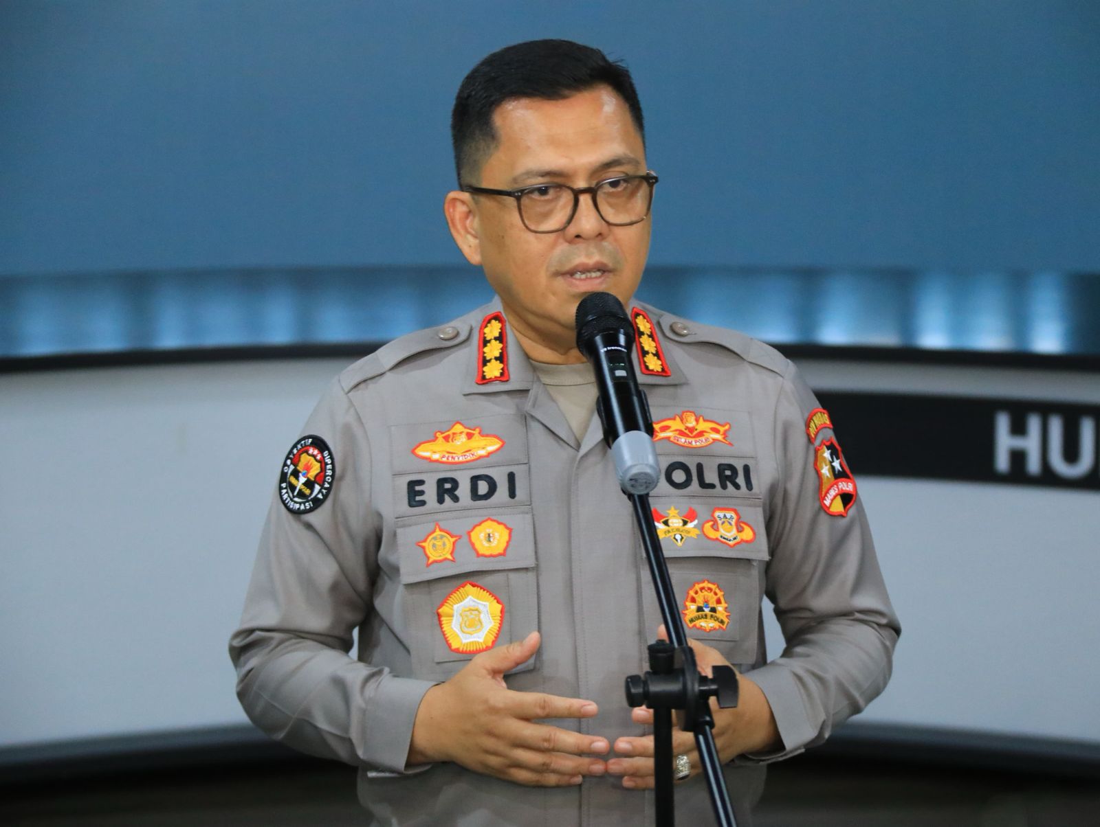 Kabagpenum Divhumas Polri Kombes Pol Erdi A Chaniago. (BeritaNasional/Bachtiarudin Alam)