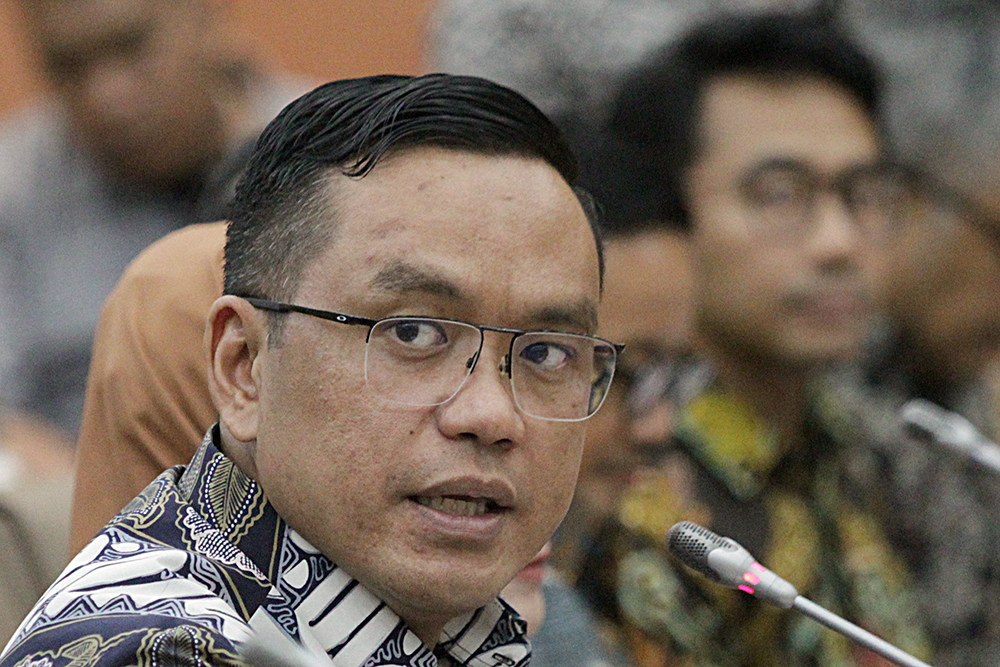 Rapat Dengar Pendapat Umum (RDPU) Komisi VI dengan Pertamina. (BeritaNasional/Elvis Sendouw)