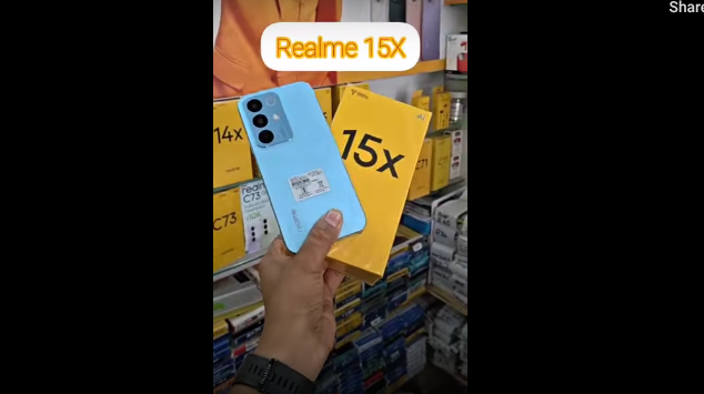 Tampilan realme 15X. (Foto/Youtube)